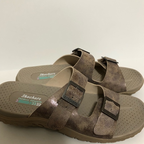 skechers double strap sandal